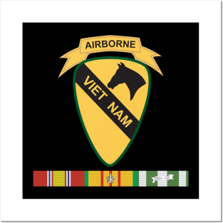 1st Cavalry Division - Airborne - wo Txt  w VN SVC BAR X 300 Posters and Art